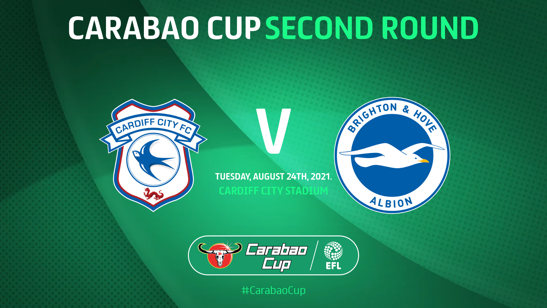 Carabao Cup R2 Fixture Confirmation Cardiff City Vs Brighton And Hove